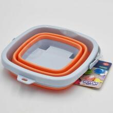 WOOPIE 43742 Foldable Square Bucket Orange