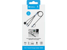 Sandberg 441-69 3in1 Travel Charge Cable 100W