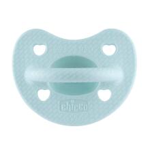 Chicco Silicone Physio Soft Art.288265 Mix Color   Соска безопасная для сна,силиконовая, литая, 0 м+,2 шт