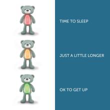 Zazu Brody Sleep Trainer Art.288267 Blue Soft toy with night light