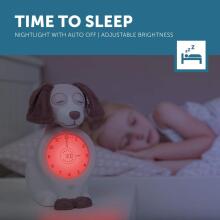 Zazu Kids Davy Dog Sleeptrainer Art.288270 Green Sleep Trainer with Davy's Night Light