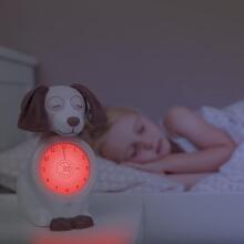 Zazu Kids Davy Dog Sleeptrainer Art.288270 Green Sleep Trainer with Davy's Night Light