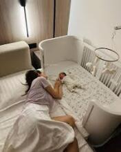 La Bebe™ Boho Bed Art.288283 Children's foam mattress 68x87x7cm (Compatible with Ingvart)