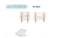 La Bebe™ Nika Bed Art.288285 Komfortabls bērnu porolona matracis/matracītis 60x120x5cm (Saderīgs ar Ingvart)