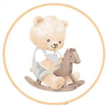 Cover set -  2 pcs - 135x100, 40x60 - BABY BEARS