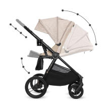Kinderkraft vankrikomplekt 2in1 NEA 2, hele