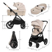Kinderkraft vankrikomplekt 2in1 NEA 2, hele