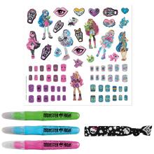 TOTUM MONSTER HIGH creative nail, body, hair decoration set, 560109