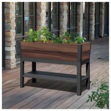 Puķu pods Deco Elevated Garden Bed 48L Walnut
