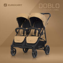 EURO-CART Double Stroller DOBLO CAMEL