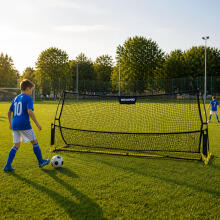Rebounder divpusējā futbola treniņu trenažieris šaušanas praksei 220x120 cm, MOVEPRO