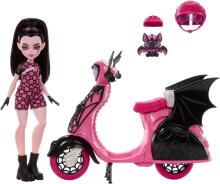 Monster High Draculaura – Scare-Cruiser Scooter Playset with Pet Count Fabulous