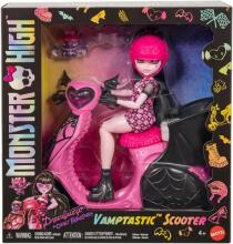 Monster High Draculaura – Scare-Cruiser Scooter Playset with Pet Count Fabulous