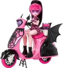 Monster High Draculaura – Scare-Cruiser Scooter Playset with Pet Count Fabulous