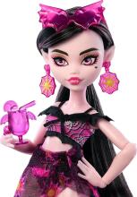Monster High Scare-adise Island – Draculaura pludmales lelle ar peldkostīmu un aksesuāriem