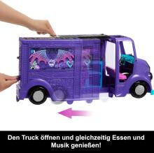 Monster High Draculaura Fangtastic Food Truck Playset – 2-in-1 Stage & Kitchen Truck with 13+ Accessories