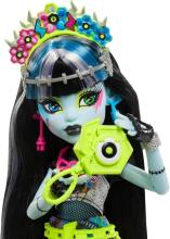 Monster High Frankie Stein lelle – festivāla stila tērps ar aksesuāriem