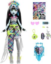 Monster High Frankie Stein lelle – festivāla stila tērps ar aksesuāriem