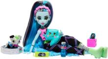 Monster High Creepover Party – Frankie Stein Doll with Pajama Outfit, Watzie & Accessories