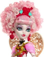 Monster High Scary Sweet Birthday Cupid Asteria lelle – rozā un sarkanā ballītes stils