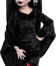 Monster High x Wednesday Morticia Addams Doll – Collector Edition with Stand