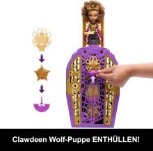 Monster High Skulltimate Secrets Clawdeen Wolf – garderobes komplekts ar 19+ pārsteigumiem