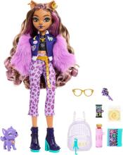 Monster High Clawdeen Wolf lelle – stilīga vilkacīte ar Crescent un aksesuāriem