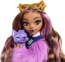 Monster High Clawdeen Wolf lelle – stilīga vilkacīte ar Crescent un aksesuāriem
