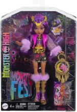 Monster High Clawdeen Wolf festivāla lelle – mūzikas festivāla stils