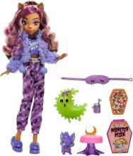 Monster High Creepover Party Clawdeen Wolf – pidžamu ballītes lelle