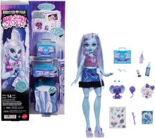 Monster High Self-Scare Secrets Abbey Bominable Doll & Relaxation Craft Set – 13 Surprises