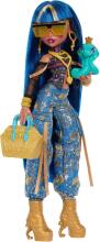 Monster High Cleo de Nile – zelta stila lelle ar Hissette