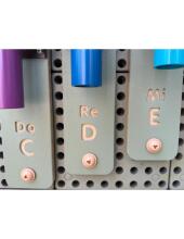 MASTERKIDZ Музыкальный инструмент Ксилофон Колокольчики Аксессуары для STEM панелей