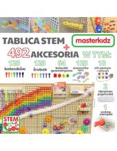 MASTERKIDZ Brīvi stāvošā STEM Sienas Dēlis 166 x 125 cm + Piederumi