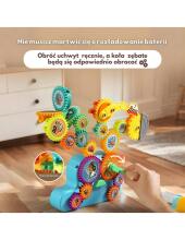 WOOPIE Интерактивные строительные блоки с шестеренками 18 шт