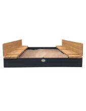 AXI XXL Sandbox Ella 150 x 150 with Benches Anthracite