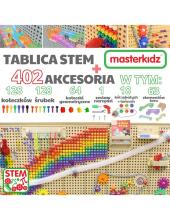 MASTERKIDZ Freestanding Educational Board Creative STEM 125 x 86 + Accessory Set