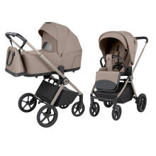 Bērnu rati 2w1 CARRELLO Ultra F CRL-6556 Vintage Beige