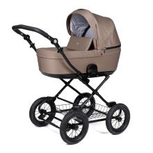 Tinynord Classic stroller set in Praline Art. 298920-298907/3 Классическая детская коляска 2 в 1 беж (экстра аммортизация)