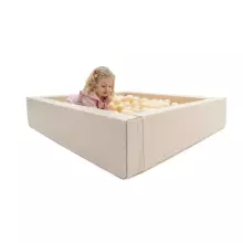 Square Ball Pit – Soft Play Sensory Ball Pit for Toddlers (Indoor & Outdoor Use)