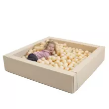 Square Ball Pit – Soft Play Sensory Ball Pit for Toddlers (Indoor & Outdoor Use)