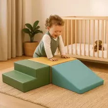 Mini Climbie – мягкий игровой набор для лазания и ползания для малышей (от 6 месяцев до 3 лет).