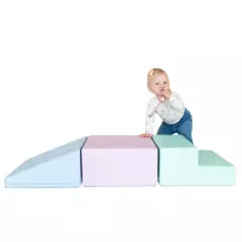 Mini Climbie – mīksts rotaļu kāpšanas un rāpošanas komplekts mazuļiem (vecumā no 6 mēnešiem līdz 3 gadiem)