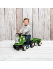 FALK Ride-On Tractor with Trailer Birdy Farm Green 1-3 Years