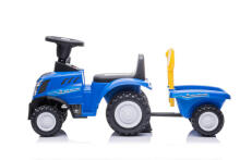 Каталка - 658T - ТРАКТОР с ПРИЦЕПОМ - NEW HOLLAND - СИНИЙ