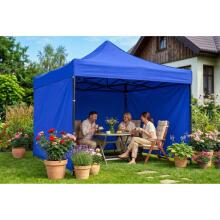 Dārza paviljons 3 sienas 3 x 3m zils plāns