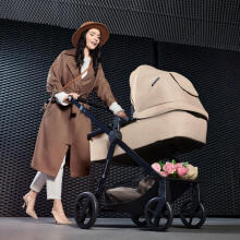 KinderKraft Newly 3 in1 Art.222812 Beige Universal 3-in-1 stroller + car seat