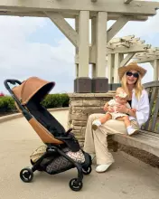 Mima Miro Compact Travel Stroller Art.289928 Mocha  прогулочная коляска