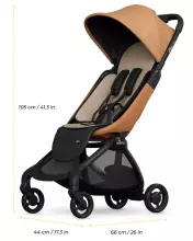 Mima Miro Compact Travel Stroller Art.289928 Mocha  прогулочная коляска