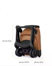 Mima Miro Compact Travel Stroller Art.289929 White stroller
